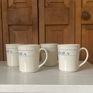 Vintage Corelle by Corningware “First of Spring” Coffee Cups, Set of 4